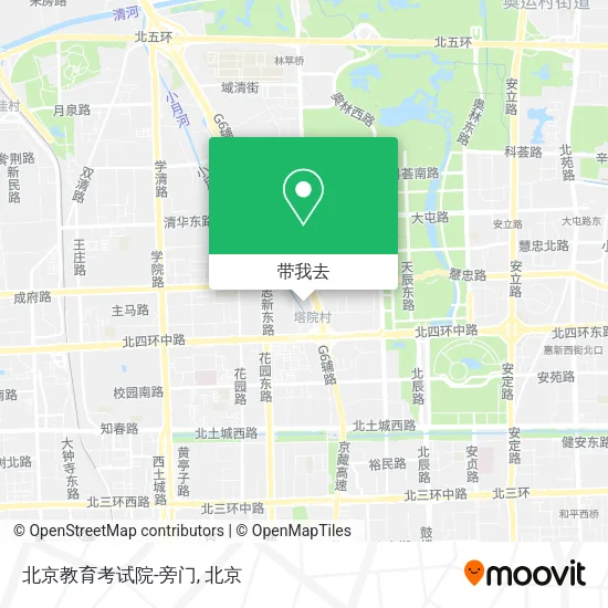 北京教育考试院-旁门地图