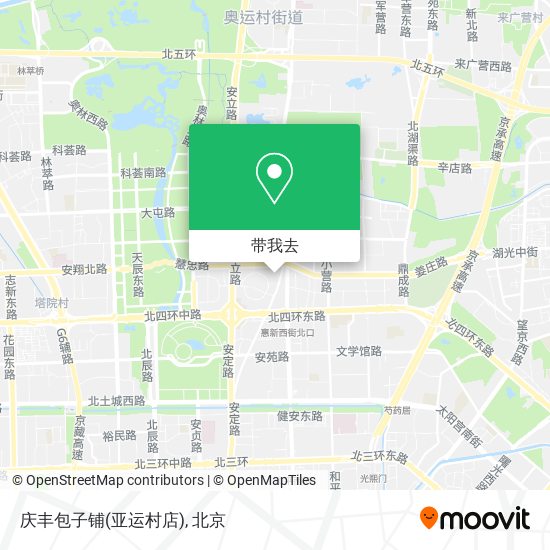 庆丰包子铺(亚运村店)地图