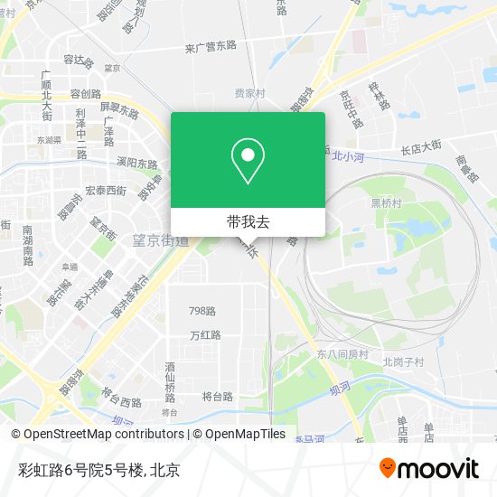 彩虹路6号院5号楼地图