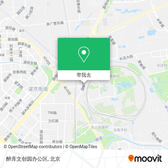 醉库文创园办公区地图