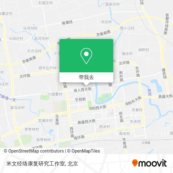 米文经络康复研究工作室地图