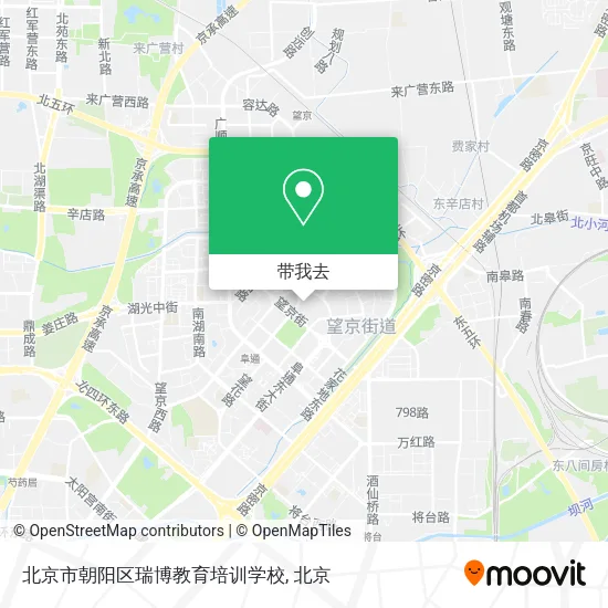 北京市朝阳区瑞博教育培训学校地图