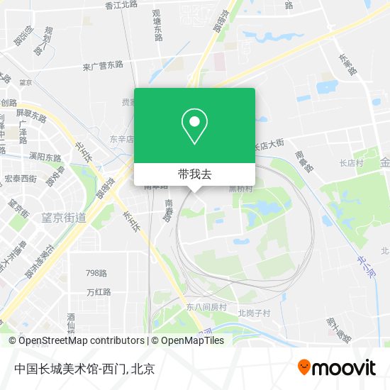 中国长城美术馆-西门地图