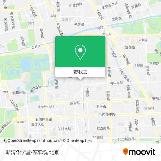 新清华学堂-停车场地图
