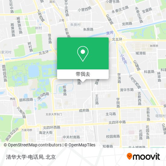 清华大学-电话局地图
