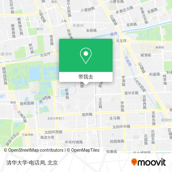 清华大学-电话局地图