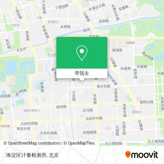 海淀区计量检测所地图