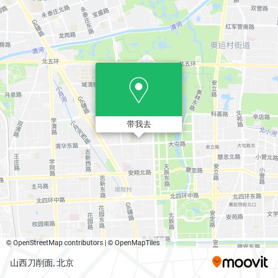山西刀削面地图