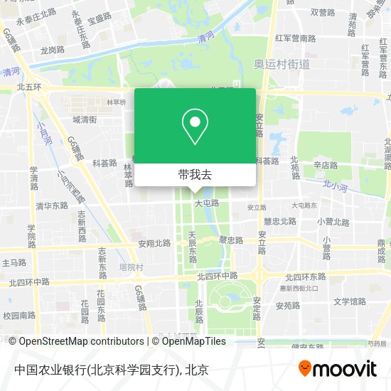 中国农业银行(北京科学园支行)地图