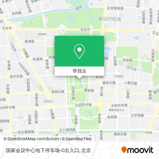 国家会议中心地下停车场-C出入口地图
