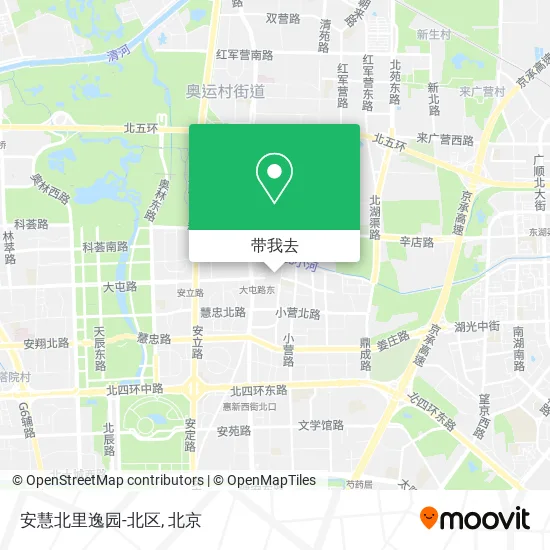 安慧北里逸园-北区地图