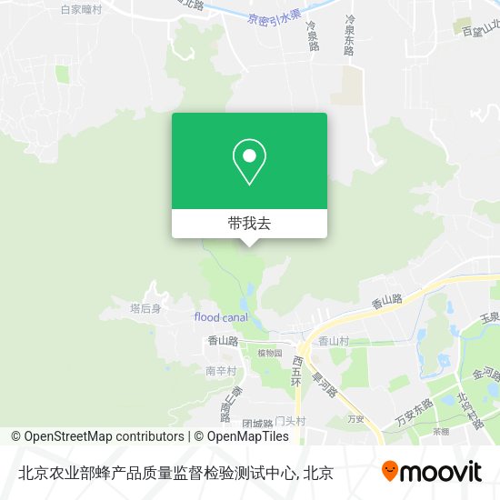 北京农业部蜂产品质量监督检验测试中心地图