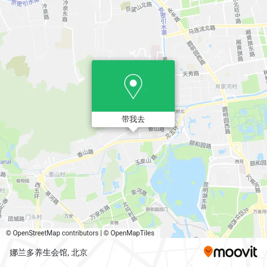 娜兰多养生会馆地图