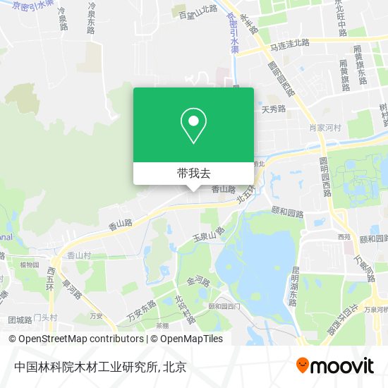 中国林科院木材工业研究所地图