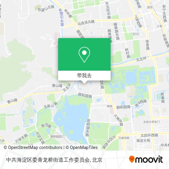 中共海淀区委青龙桥街道工作委员会地图