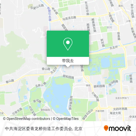 中共海淀区委青龙桥街道工作委员会地图