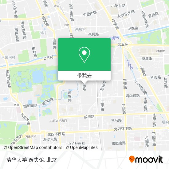 清华大学-逸夫馆地图