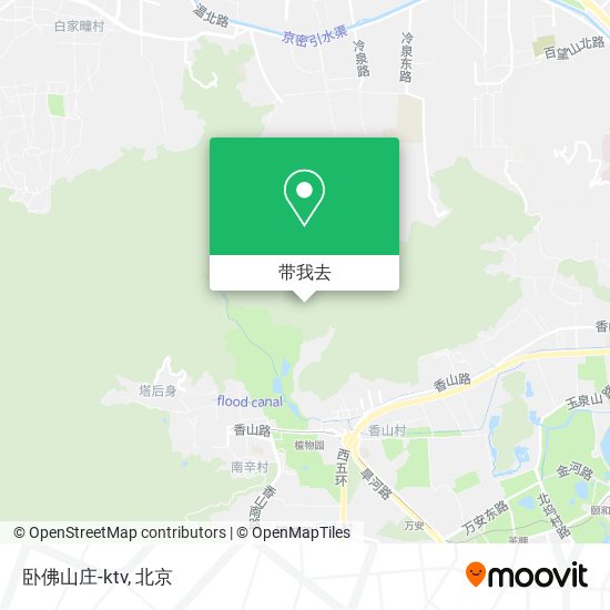 卧佛山庄-ktv地图