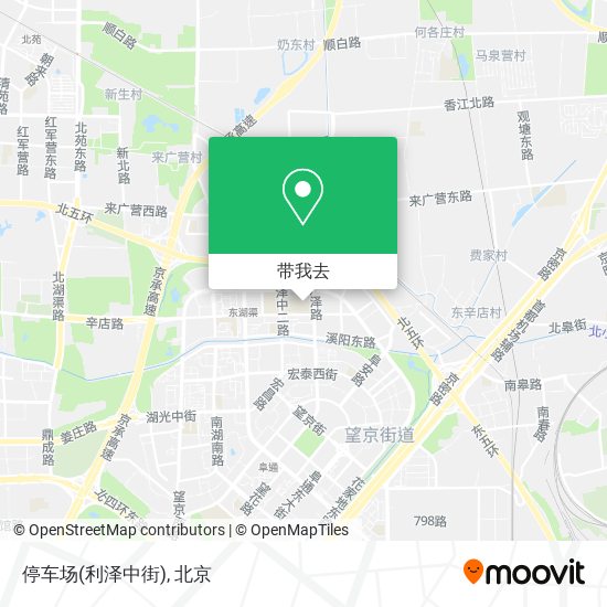 停车场(利泽中街)地图