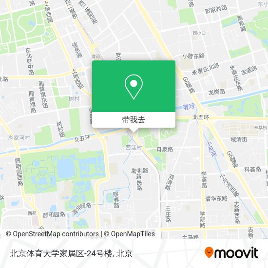 北京体育大学家属区-24号楼地图