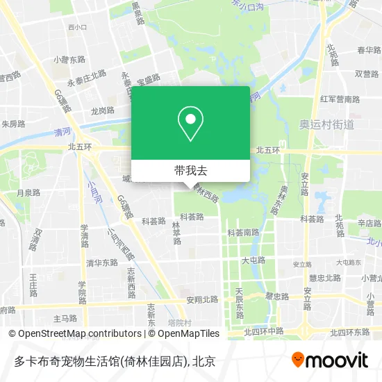 多卡布奇宠物生活馆(倚林佳园店)地图