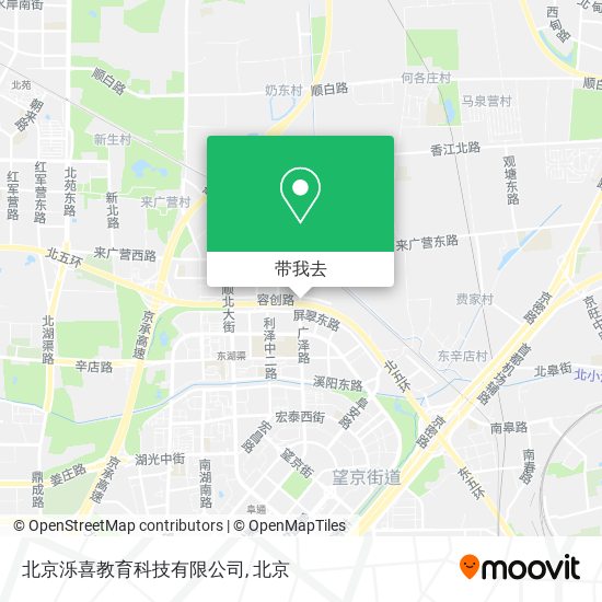 北京泺喜教育科技有限公司地图