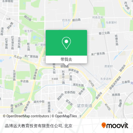 晶博远大教育投资有限责任公司地图