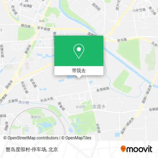 蟹岛度假村-停车场地图
