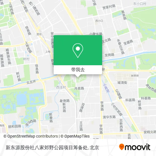 新东源股份社八家郊野公园项目筹备处地图
