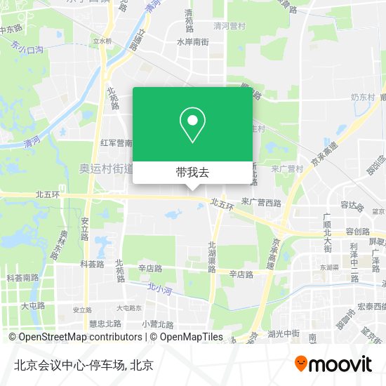 北京会议中心-停车场地图