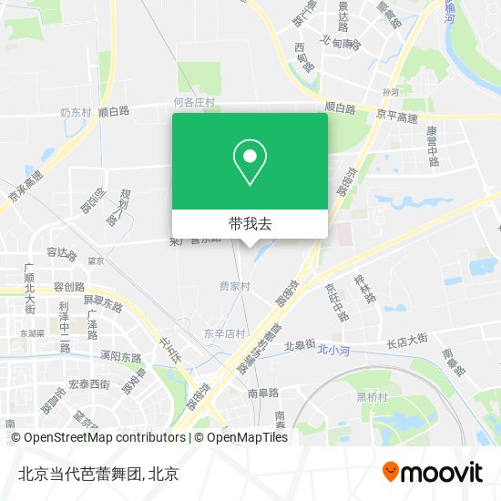 北京当代芭蕾舞团地图