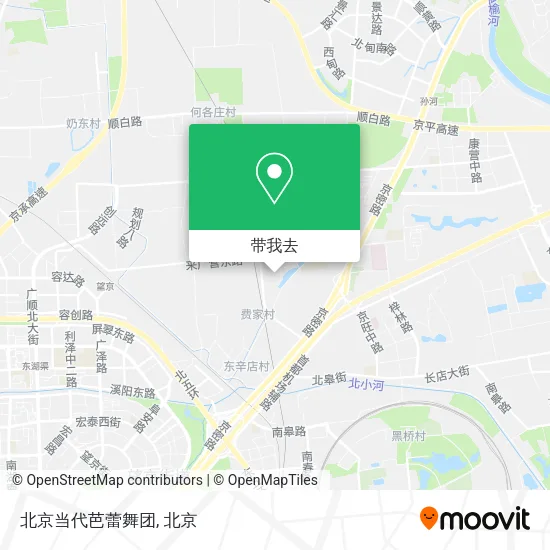 北京当代芭蕾舞团地图