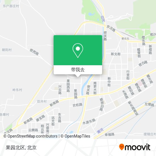 果园北区地图
