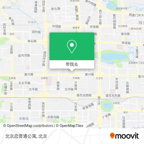 北京恋普通公寓地图
