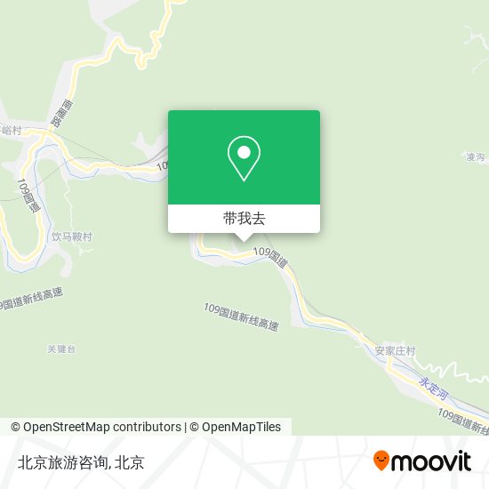 北京旅游咨询地图