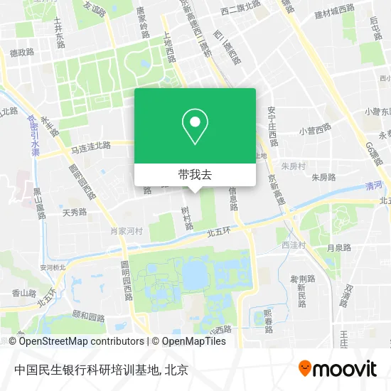 中国民生银行科研培训基地地图