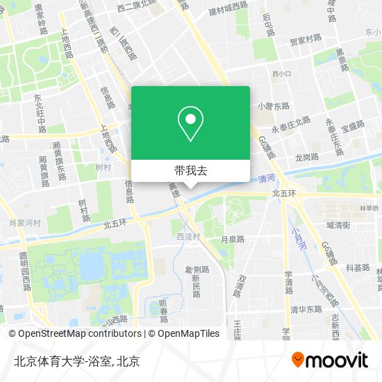 北京体育大学-浴室地图