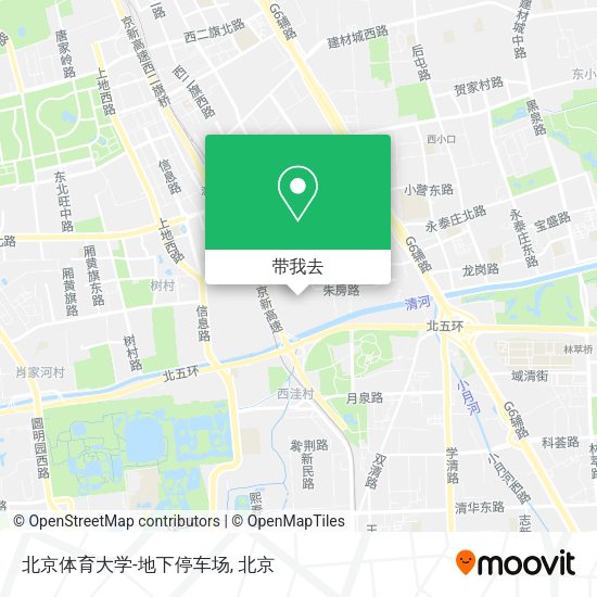 北京体育大学-地下停车场地图