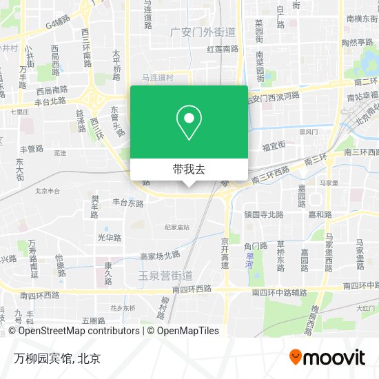 万柳园宾馆地图