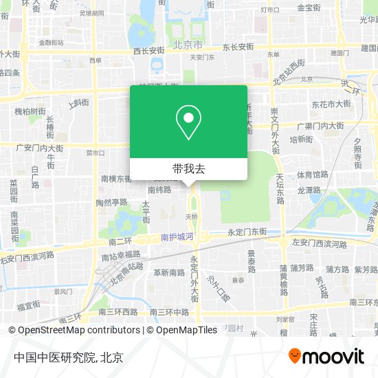 中国中医研究院地图