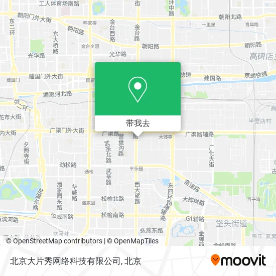 北京大片秀网络科技有限公司地图
