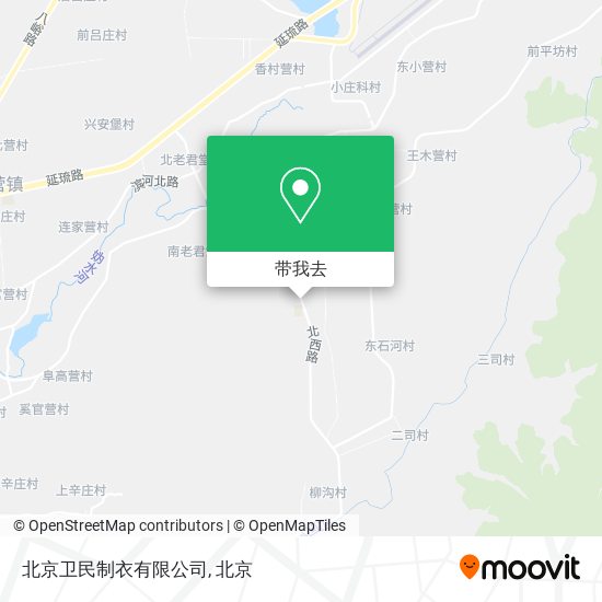 北京卫民制衣有限公司地图