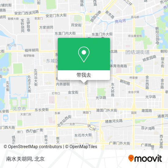 南水关胡同地图