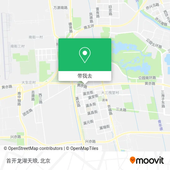 首开龙湖天琅地图