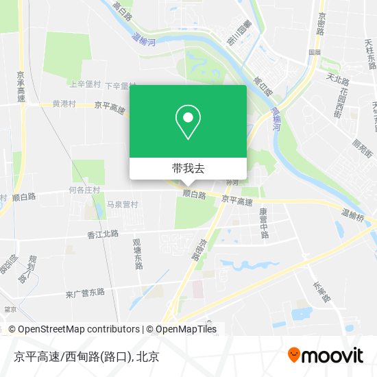 京平高速/西甸路(路口)地图