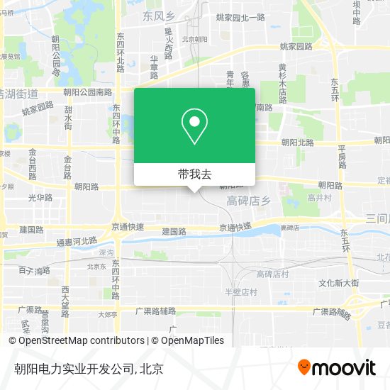 朝阳电力实业开发公司地图