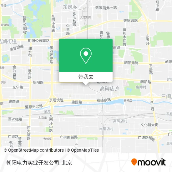 朝阳电力实业开发公司地图