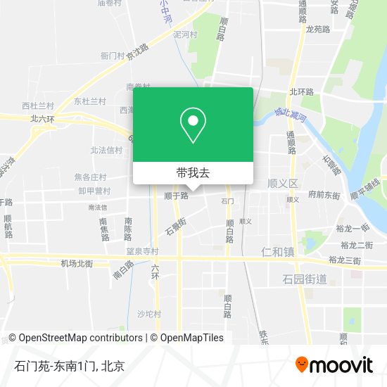 石门苑-东南1门地图