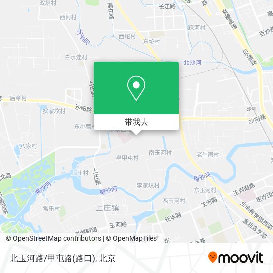 北玉河路/甲屯路(路口)地图