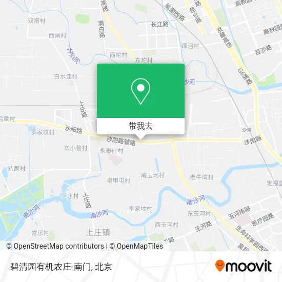 碧清园有机农庄-南门地图